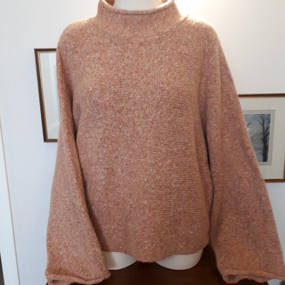Sweater - William Rast - Peachy Color - Sz. L Cotton/Wool Blend - Picture 1 of 5